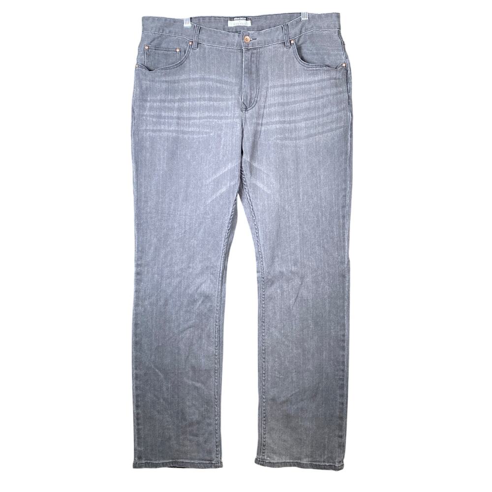 Robert Geller Five Four Mens Jeans Black Denim Relaxed Stretch 38